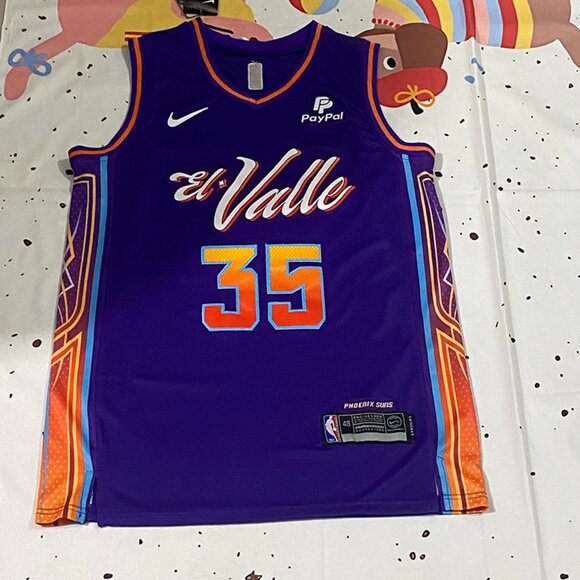 Phoenix Suns Purple Jersey Number Durant 35 - Picture 1 of 7